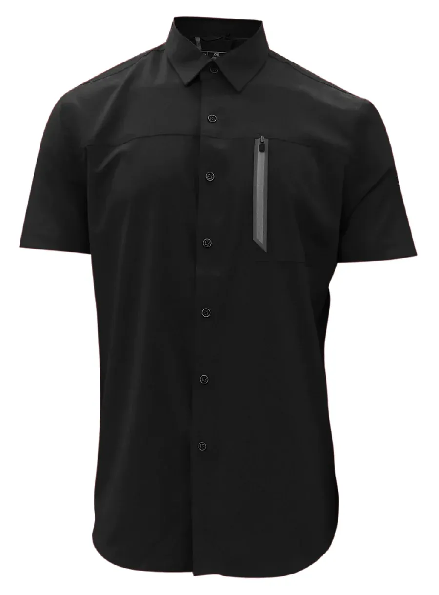 7464700 solid 4-way stretch dry edition short sleeve shirt