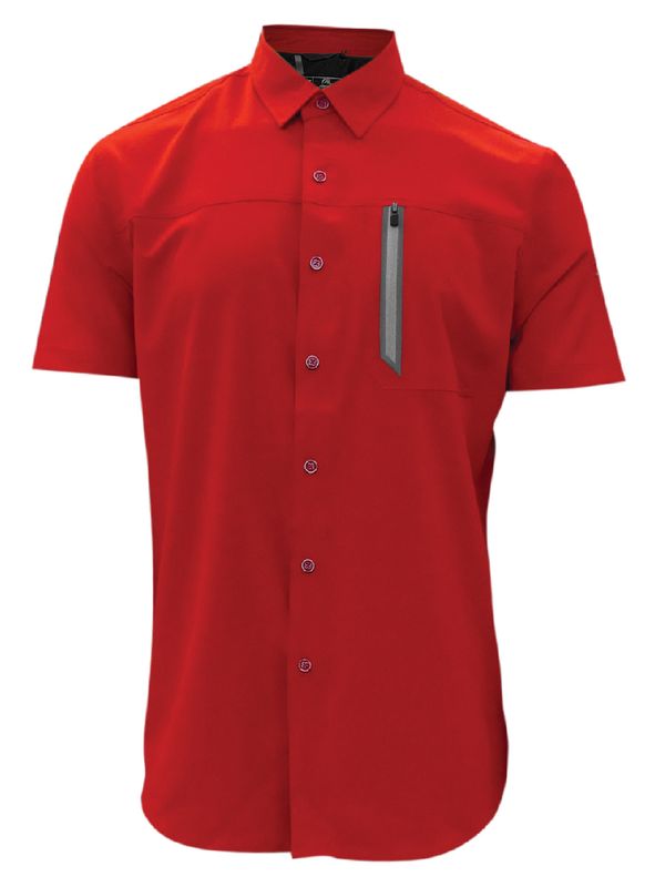 7464700 solid 4-way stretch dry edition short sleeve shirt
