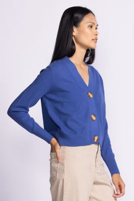 SW-2203SP25RB Long sleeve Hampton 3 button cardigan sweater