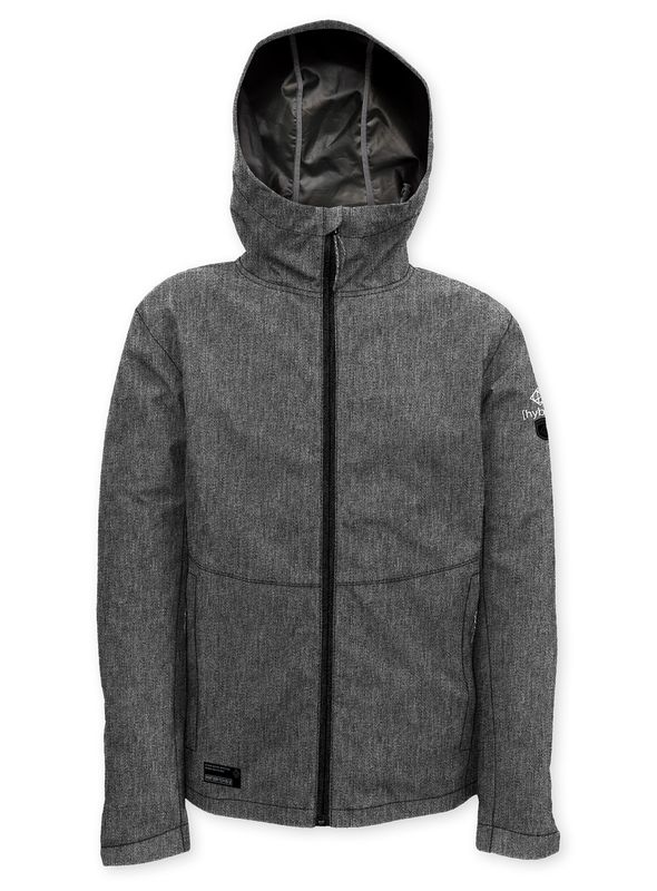 7468241 Men&#39;s hooded zip front breathable wind resistant 28 inch length