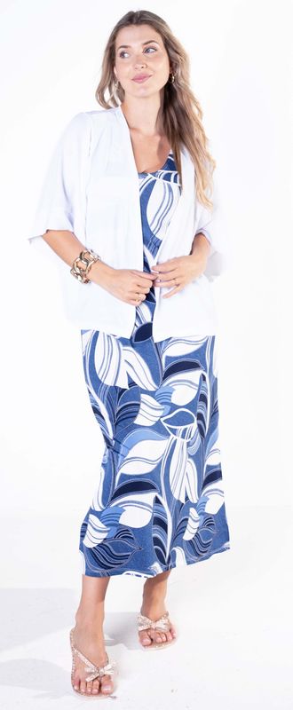 5454 Short sleeve open cardigan