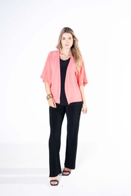 5454 Short sleeve open cardigan