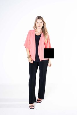 5454 Short sleeve open cardigan