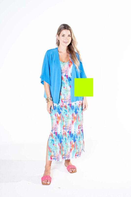 5454 Short sleeve open cardigan