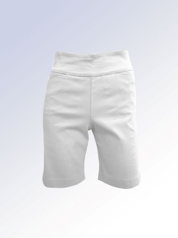 8465011 Pull on bermuda stretch short w/front pockets