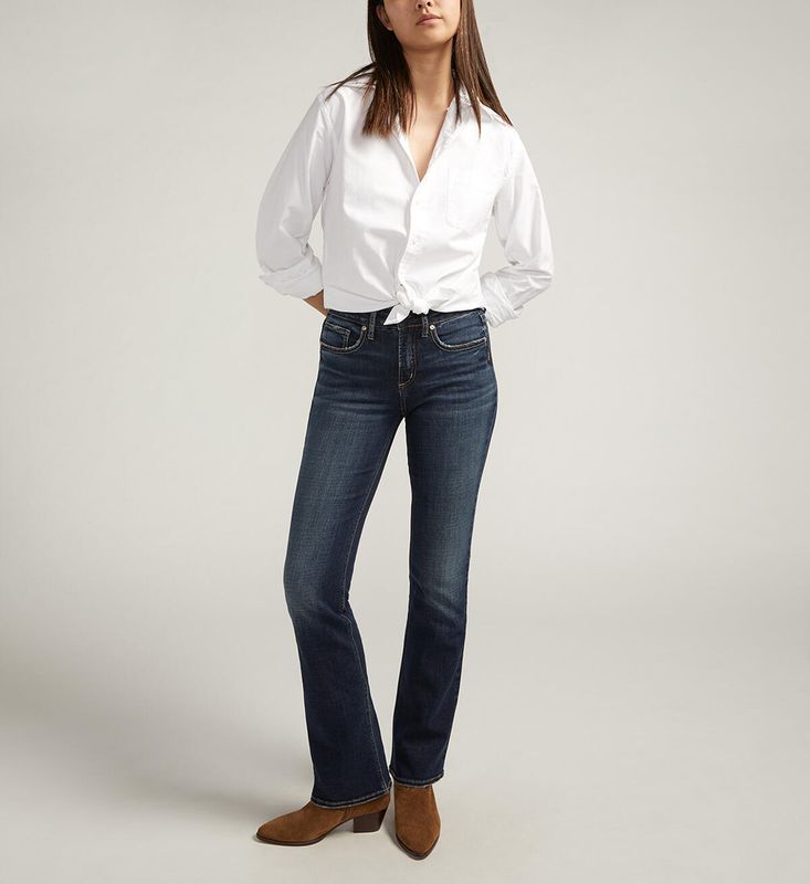L93616CVS421 Women&#39;s Suki mid rise curvy fit bootcut jean