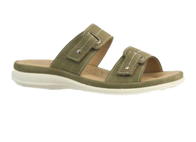 2255678 Ladies 2 strap velcro adjustable sandal