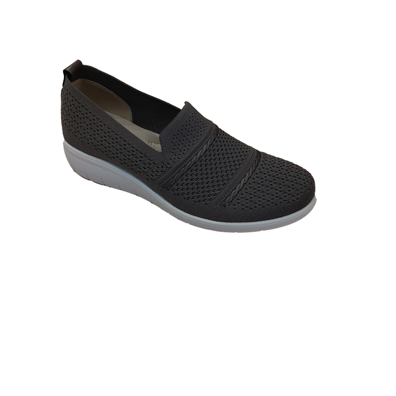 2255698 Ladies slip in stretch wedge shoe