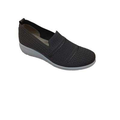 2255698 Ladies slip in stretch wedge shoe
