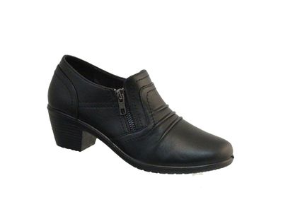 2255637 Ladies closed shoe w/side zip entry