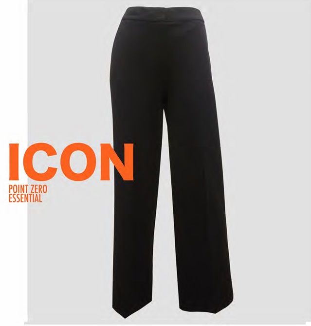 8366051 Wide leg stretch dress pant w/pockets