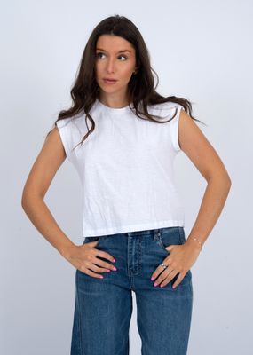 56T153S Sleeveless 100% cotton muscle tank top
