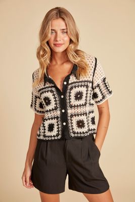 41W042S Zip up shorts w/pockets
