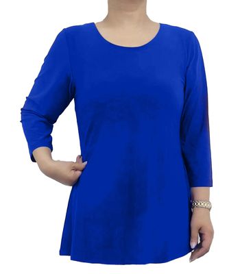 A606 ladies 3/4 sleeve basic top