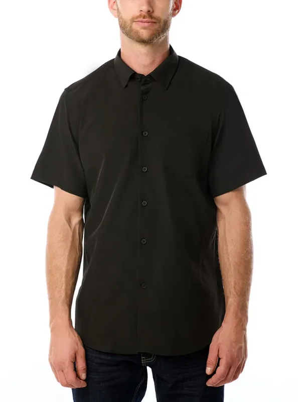 B11604  Men&#39;s short sleeve button shirt