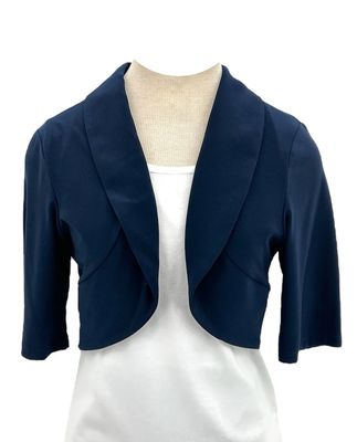 8063 Ladies 3/4 sleeve short open bolero