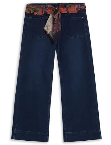 2916-7016-79 High waist flare leg ankle pant with tummy control
