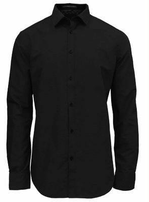 7564195 Men&#39;s easy care long sleeve poly/cotton solid button shirt