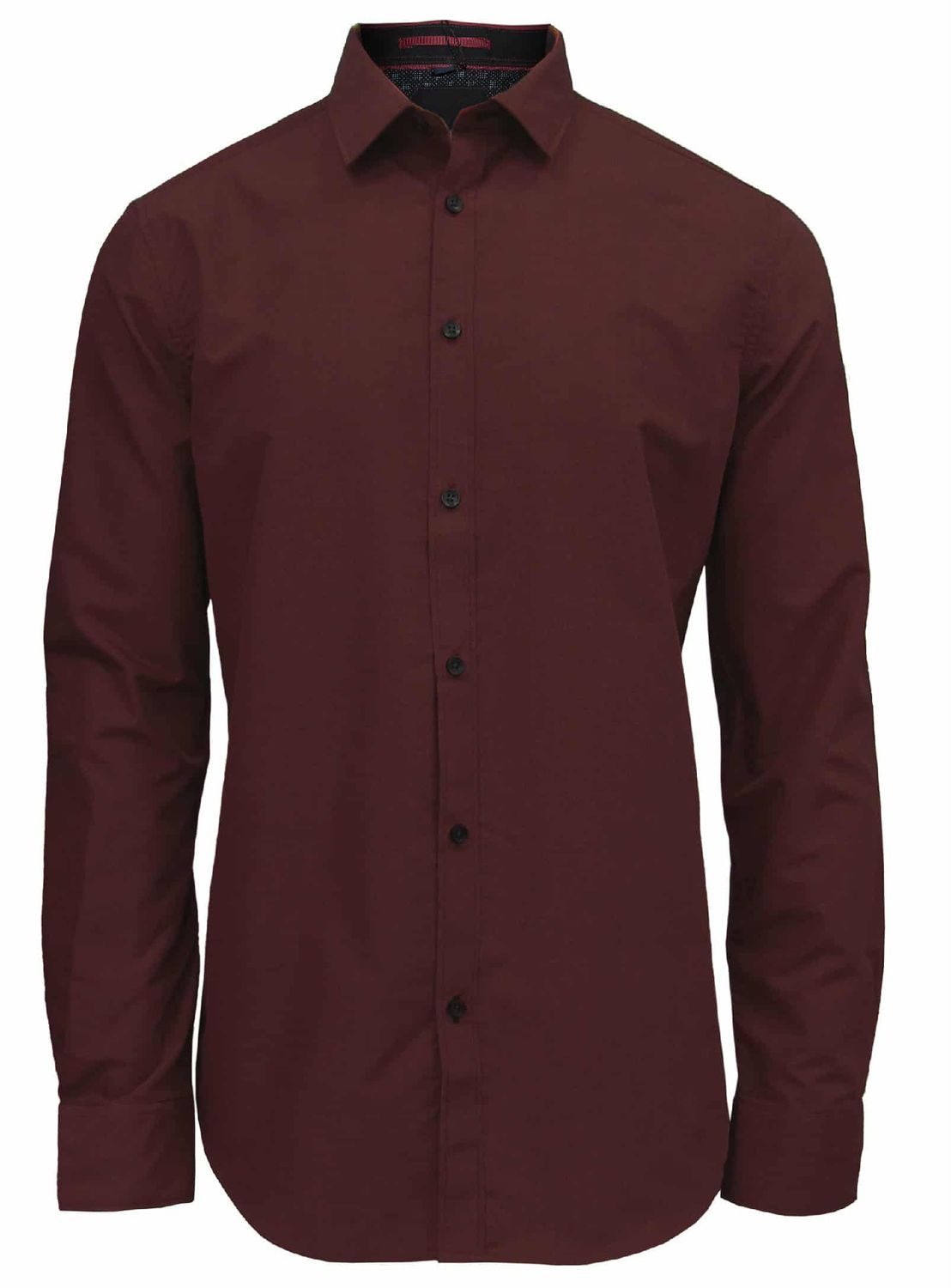 7564195 Men&#39;s easy care long sleeve poly/cotton solid button shirt
