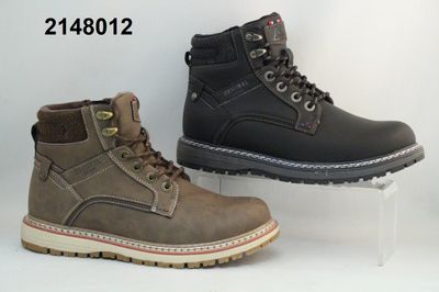 2148012M Short fur lined lace winter boot w/inside zip