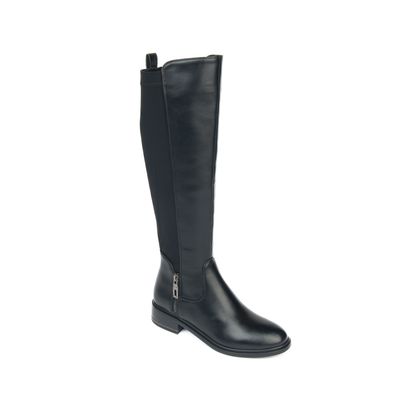 ROSALIE tall inside zip boot w/stretch gore for wider calf