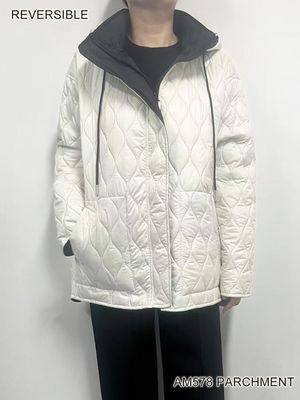 AM578 Light weight reversible zip jacket w/pockets and removeable hood