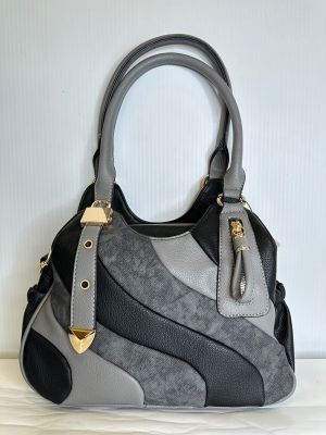 T1158 Top zip satchel w/extra strap for crossbody and back zipper