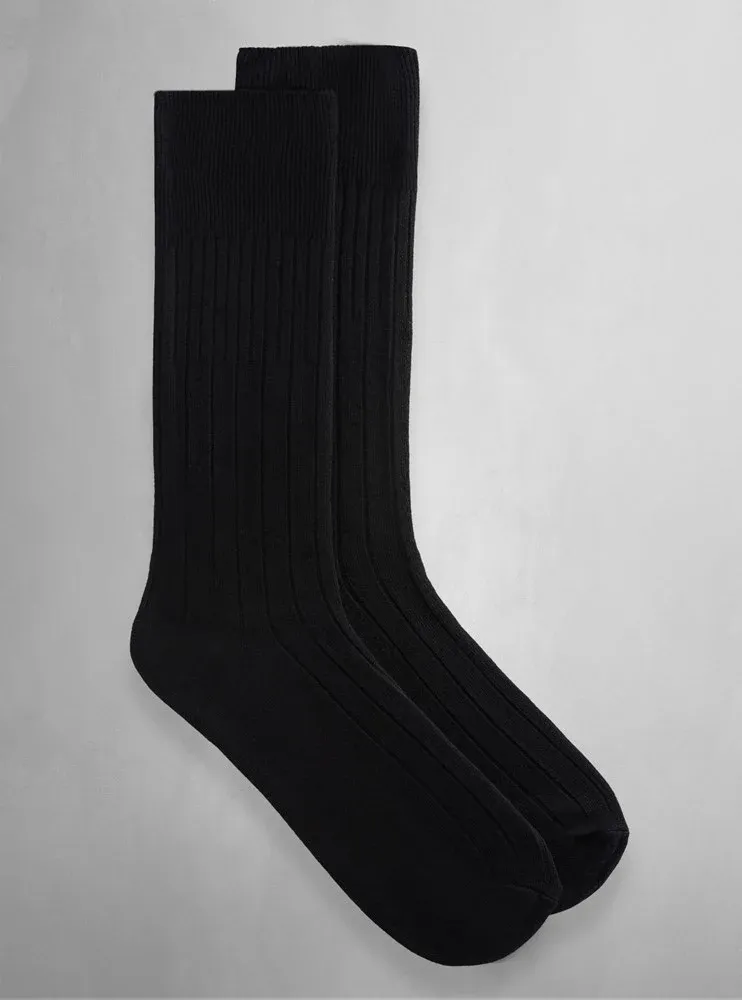 B75504 Men&#39;s bamboo blend socks w/antibacterial treatment designed for diabetics