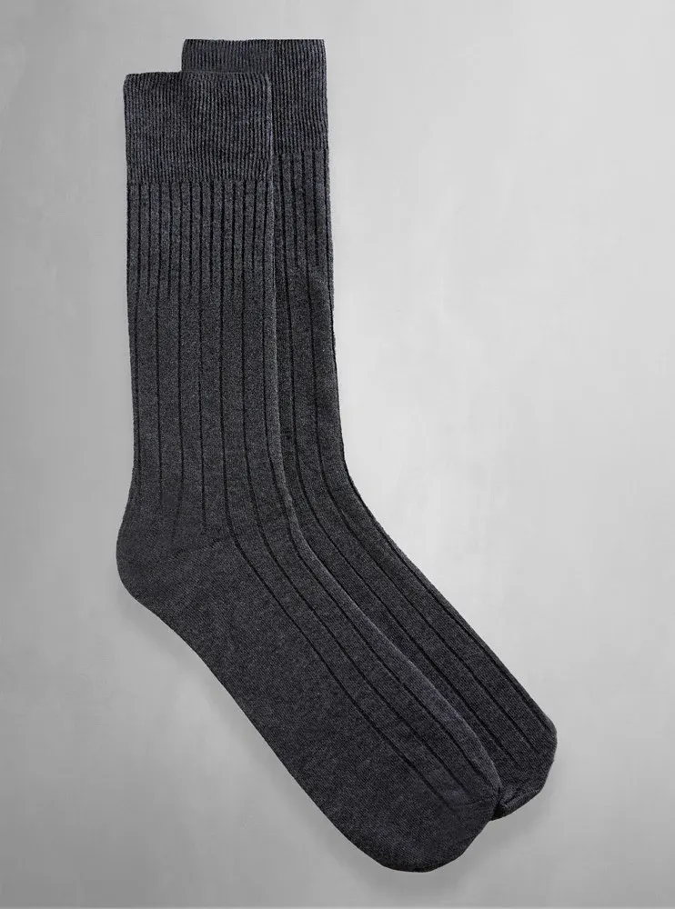 B75504 Men&#39;s bamboo blend socks w/antibacterial treatment designed for diabetics