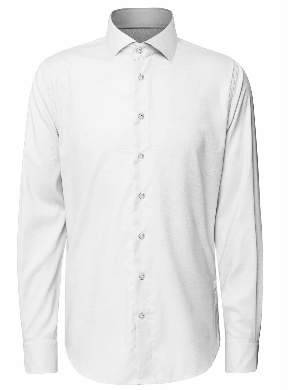 7564197 Men&#39;s long sleeve solid button 4 way stretch shirt