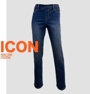 8366033 Pull on tummy control straight leg jean