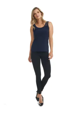 CAM5003 plain round neck tank