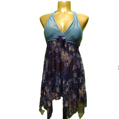 #3 tankini halter w/panty bottom