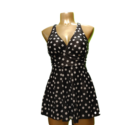 tankini #12 pokadot pprint top and panty bottom