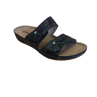 2225697 Double strao velcro adjustable sandal