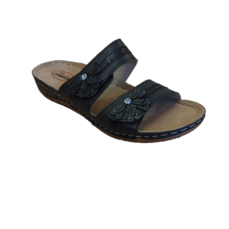 2225697 Double strao velcro adjustable sandal