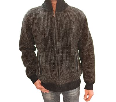 7368691 Full zip mock neck cardigan sweater