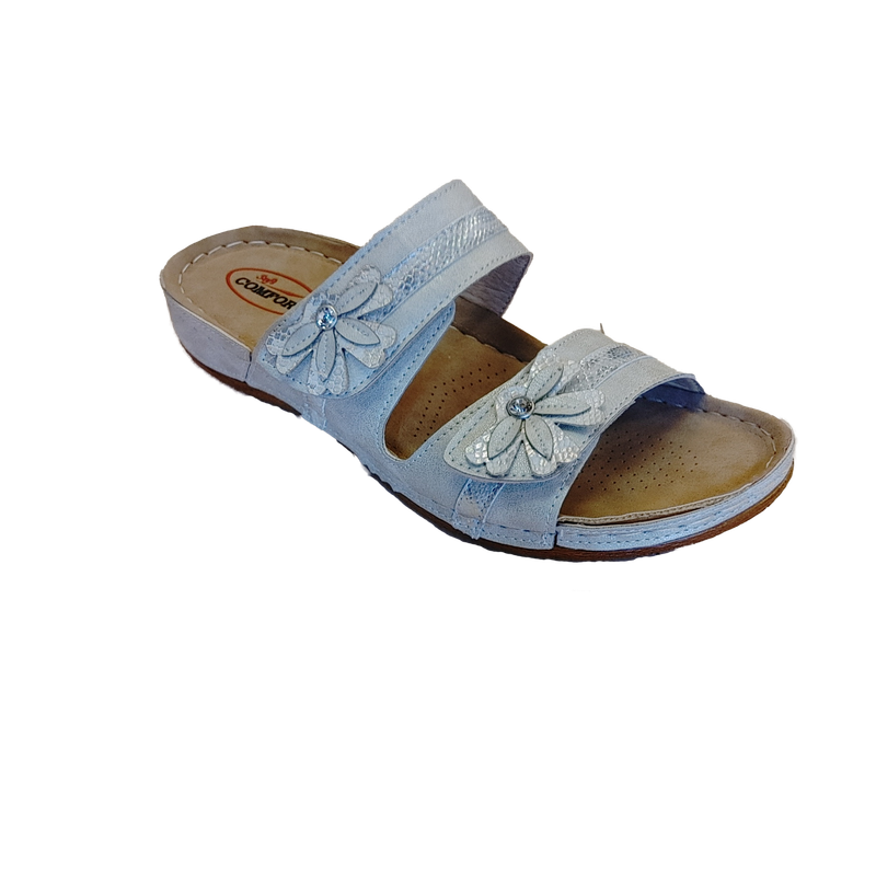 2225697 Double strao velcro adjustable sandal