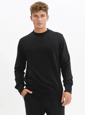 7266009 crew neck french terry sweatshirt