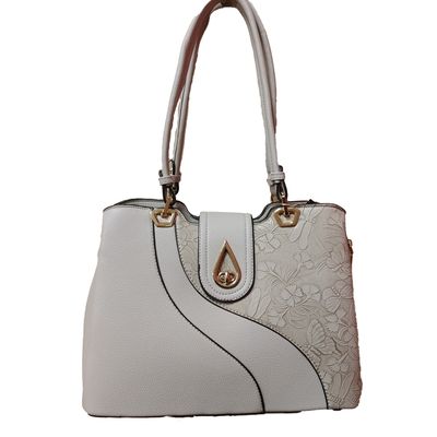 TO-1121A Top zip purse w/3 compartments and extra crossbody strap