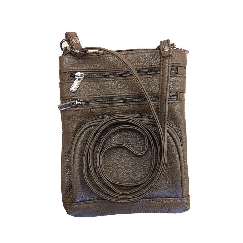 BLW518TPE leather crossbody purse