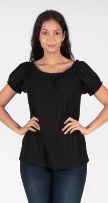 8343-1210 s/s peasant top