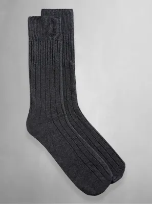 B75504 Men's bamboo blend socks w/antibacterial treatment designed for diabetics