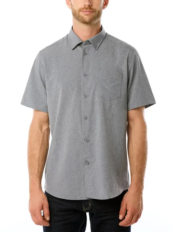 B11604  Men's short sleeve button shirt