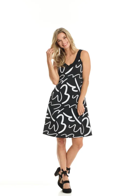 V39 ladies sleeveless v-neck sundress