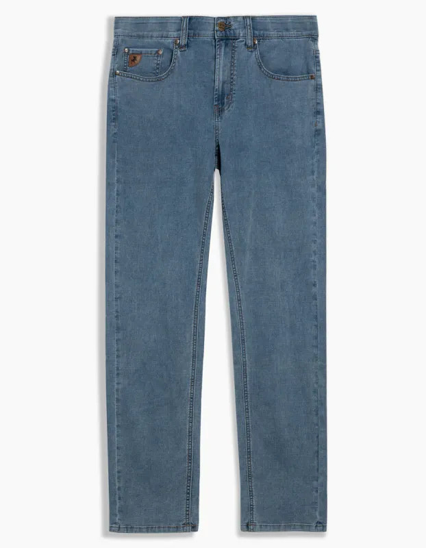 1660-6818-90 light weight mid-low waist jean