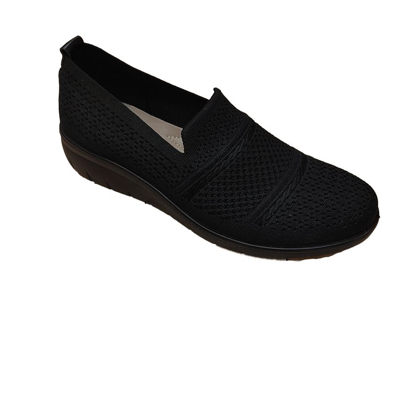 2255698 Ladies slip in stretch wedge shoe