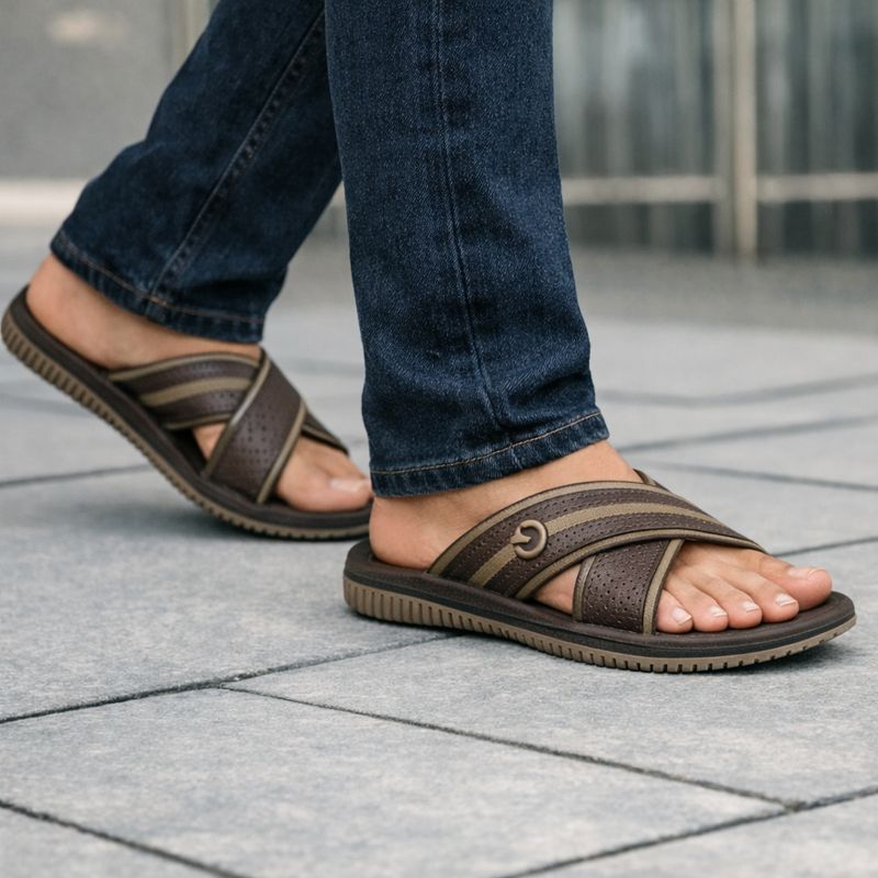2238375 mens criss cross sandal
