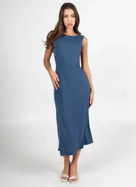 CED2923 bamboo sleeveless reversible tie dress CED2923 bamboo sleeveless reversible tie dress