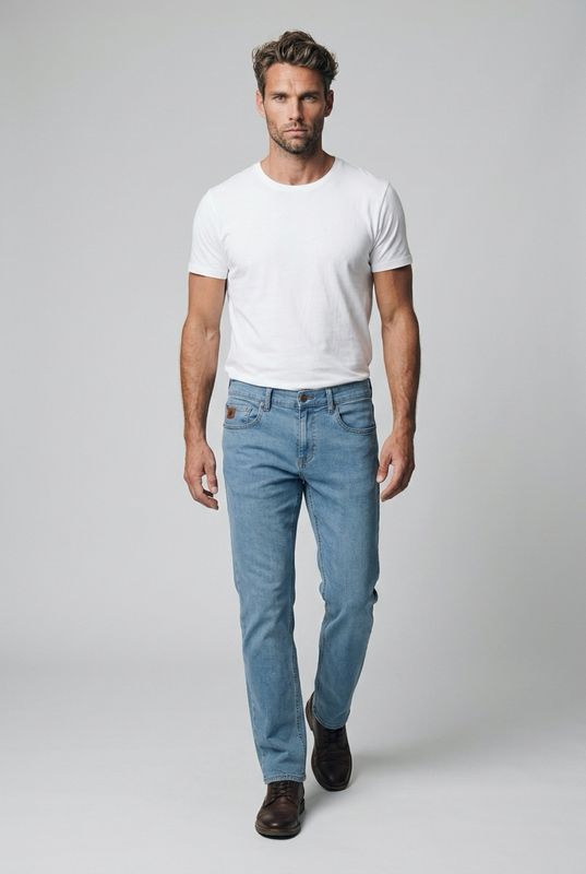 1660-6818-90 light weight mid-low waist jean